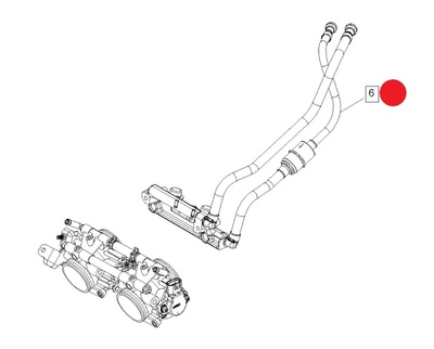 ASM-FUEL LINE W/FILTER RUSH (tarvike: 87-07167)